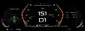 Цифровая приборная ЖК панель для BMW 5 серии E60/E61 2003-2009 CCC CIC RDL-1293